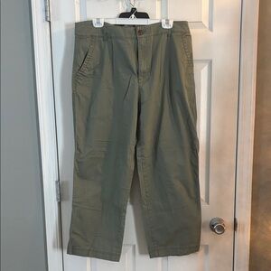 GAP Sage/olive Green Ankle Pants